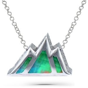 Northern Lights Glacier Pendant