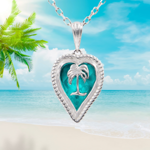 Heart Palm Pendant